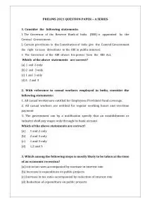 PRELIMS 2021 QUESTION PAPER – A SERIES
